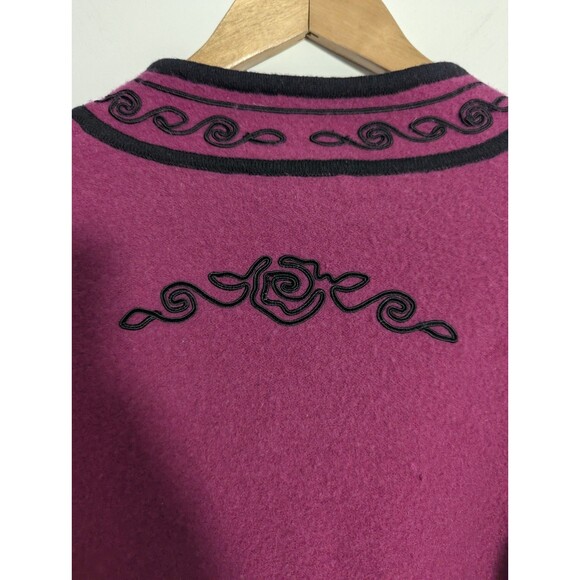 Pendleton 100 percent Lambs Wool Women's Pink Coat Small - Picture 7 of 8